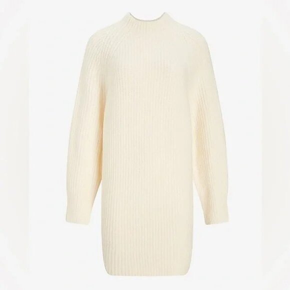 Express Mock Neck Shift Sweater Dress L - Picture 5 of 10
